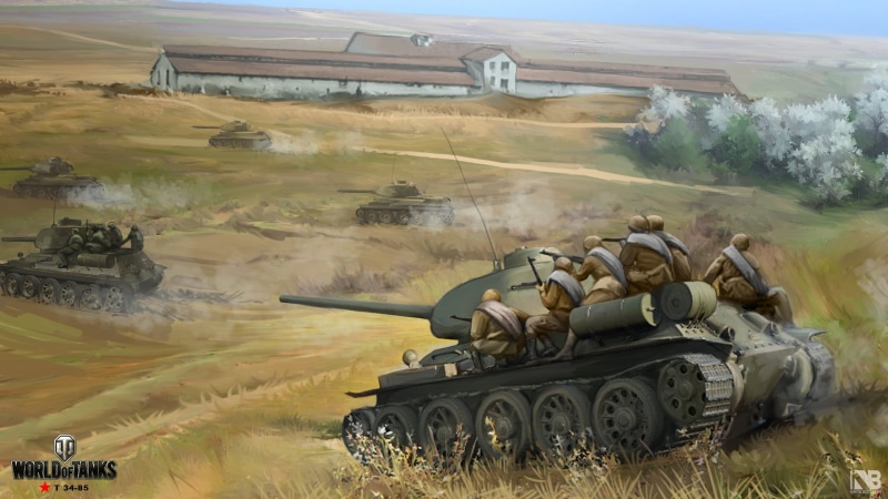 苏军坦克群发起冲锋！坦克壁纸合辑