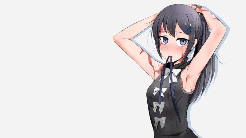 教学向视觉小说壁纸分享 脸红少女游戏壁纸