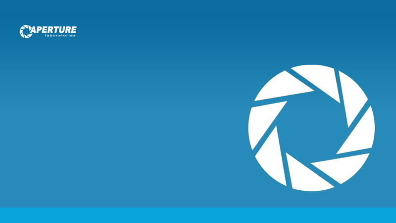 传送门光圈科技壁纸合集 简约风蓝背景超高清