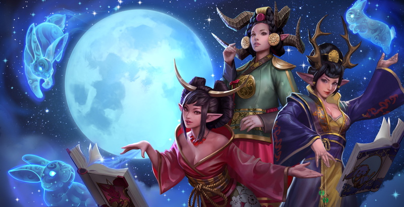 《虚荣游戏角色壁纸合集 室内自然感拉满的治愈画面》