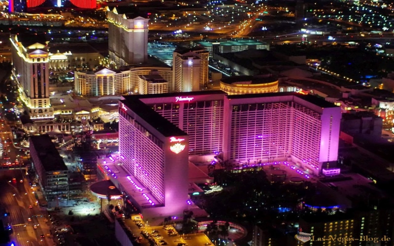 拉斯维加斯弗拉明戈酒店夜景壁纸合集