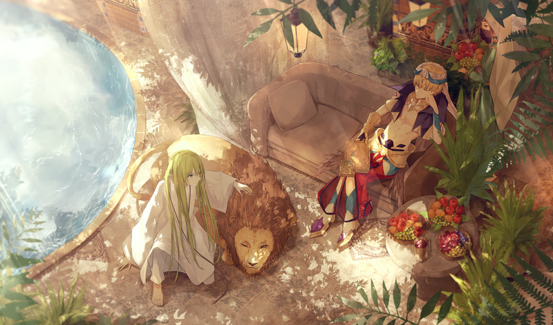 Fate系列FGO同人壁纸合集：美少年少女与奇幻角色的心动瞬间
