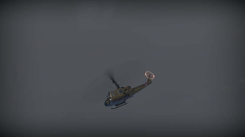 战争雷霆贝尔UH-1易洛魁直升机高清壁纸