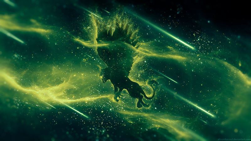 带翼奇幻狮兽艺术壁纸