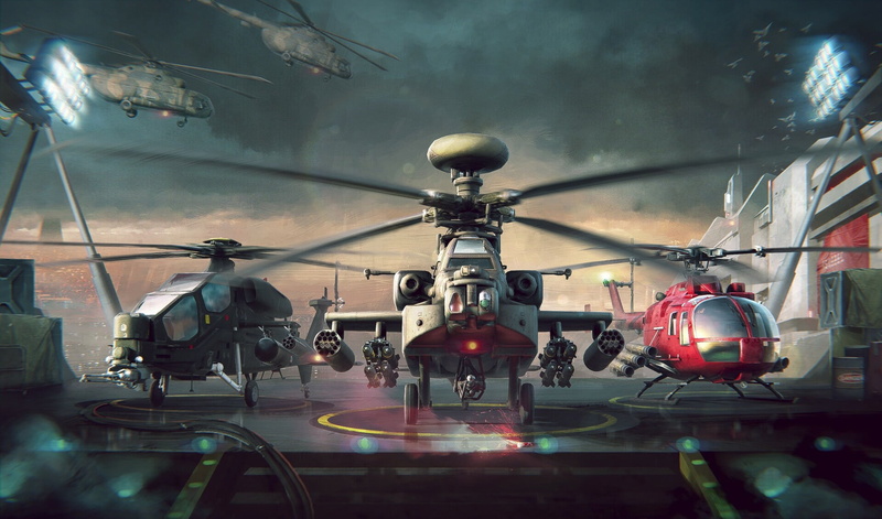 俄美武直对战游戏壁纸