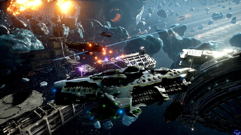 这是一组战舰战斗主题壁纸