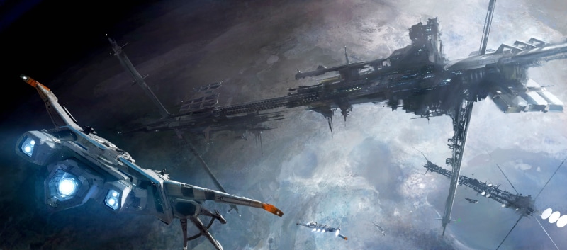 星战题材网游壁纸！驾驶战舰热血开火