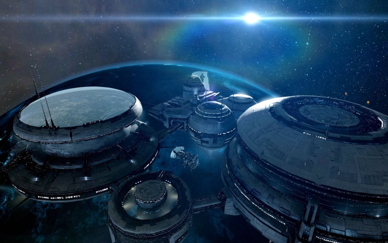 星战战舰激战壁纸 高清科幻MMO射击游戏同款