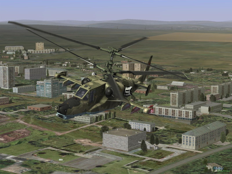 这款俄制卡-50黑鲨武装直升机壁纸太带感了