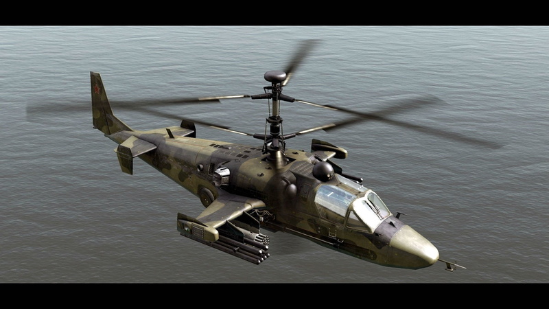 俄制卡-50黑鲨武装直升机高清壁纸