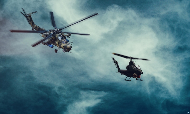 米-28N“夜空猎手”高清壁纸合集 美俄多款攻击直升机同框