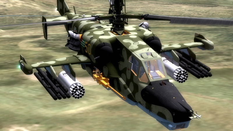 俄军卡-50黑鲨武装直升机壁纸合集