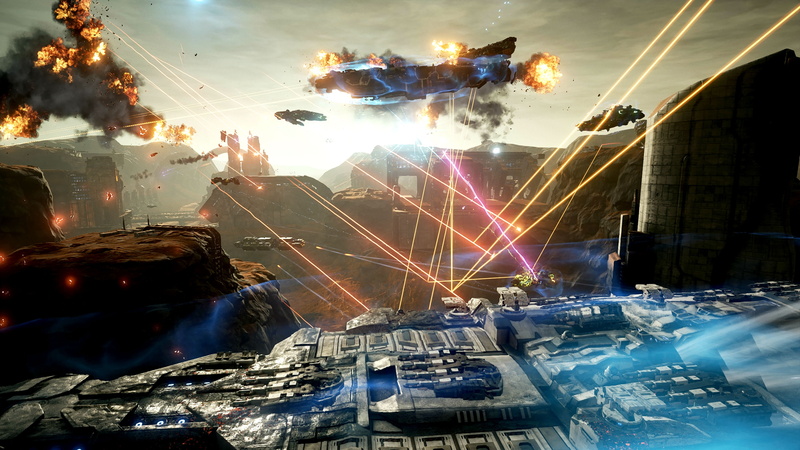 这款硬核太空战舰战斗壁纸太带感了