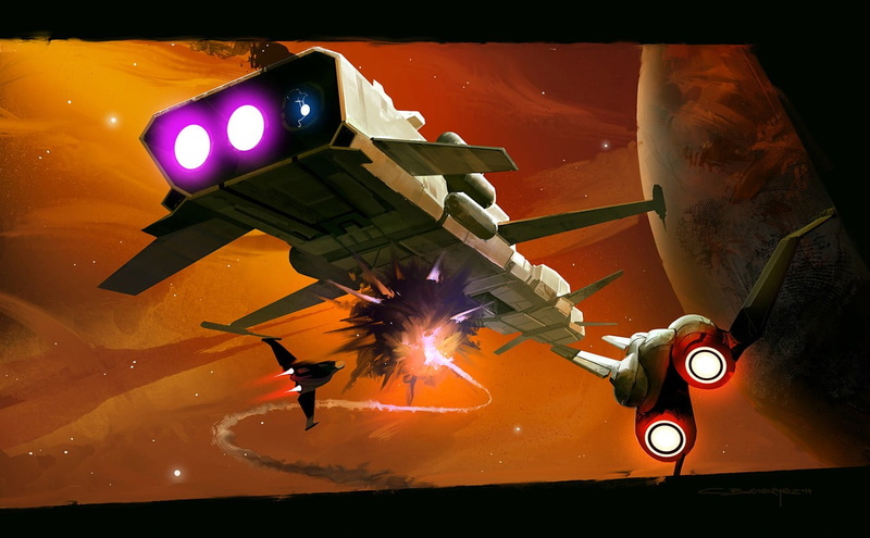 室内发光螺旋桨飞行器壁纸合集