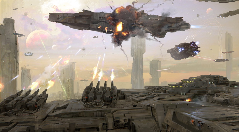 视觉盛宴！4K超清无畏舰风格飞行器壁纸合集