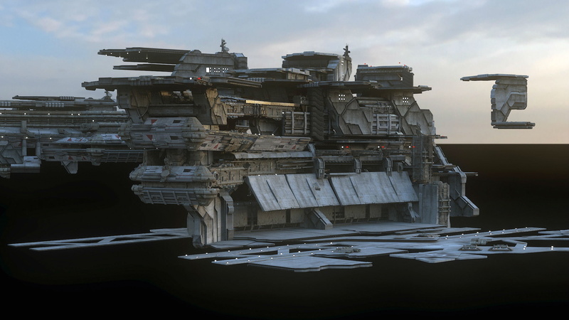 硬核太空战舰激斗壁纸