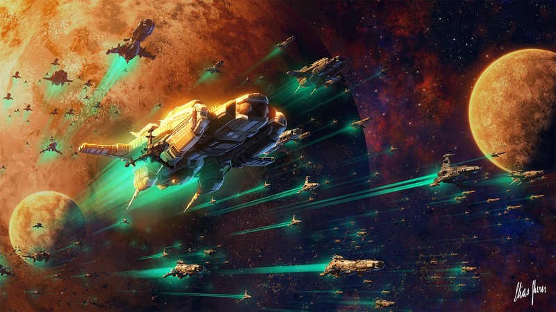 宇宙战舰舰队科幻壁纸合集