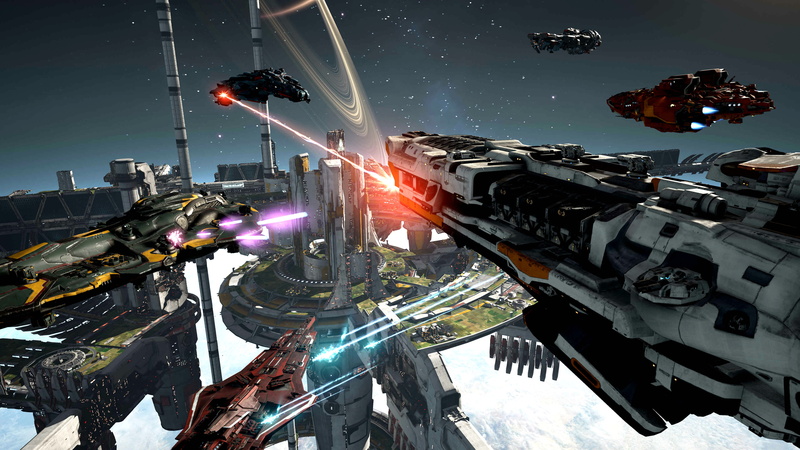 这款科幻战舰战斗壁纸太带感了