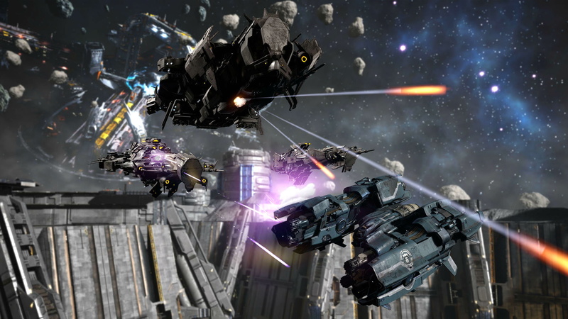 太空无畏级战舰激战壁纸