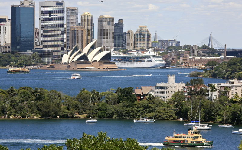 悉尼 waterfront 户外摩天楼直升机壁纸合集