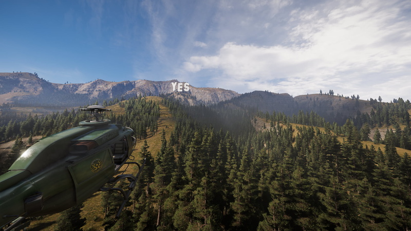 《孤岛惊魂5》直升机游戏截图壁纸合集