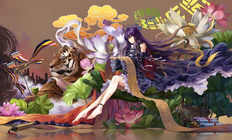 东方Project虎耳猫娘圣白莲壁纸合集