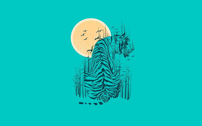 这组创意手绘壁纸太绝了