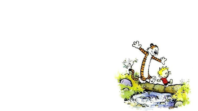 《卡尔文与霍布斯》经典漫画壁纸合集 治愈又上头的童年搭档