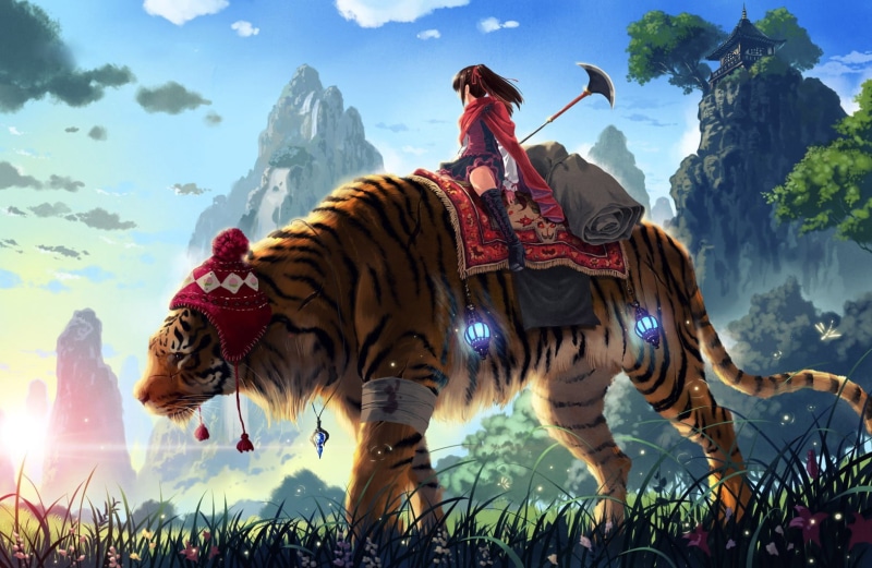国风幻想少女壁纸 720P高清
