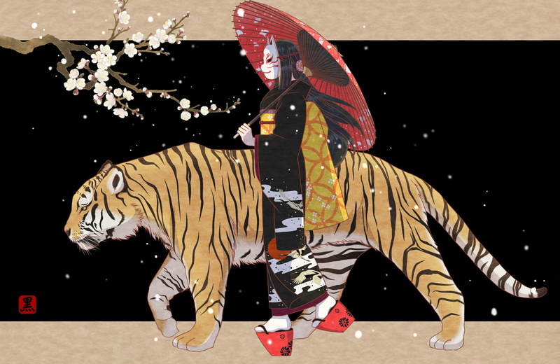 绝美奇幻虎主题壁纸合集