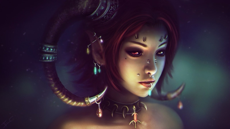 超绝哥特风幻想少女壁纸合集