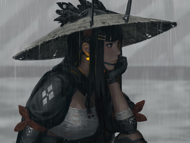绝美武士少女同人壁纸合集