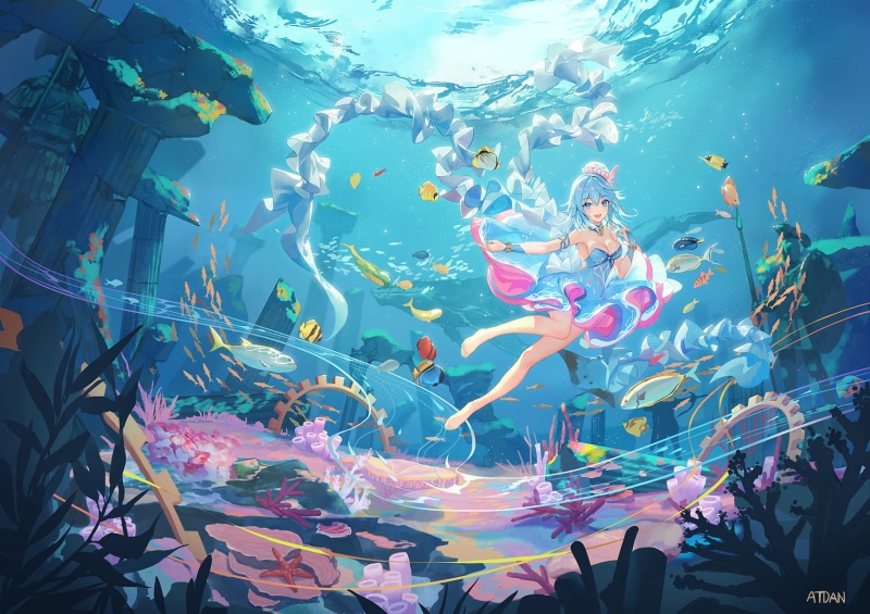 威世智出品红发魔法少女壁纸 太绝了