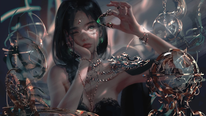 画师Wlop的绝美奇幻少女壁纸合集