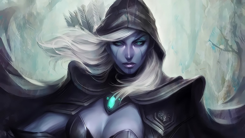 Dota 2卓尔游侠高清壁纸来了 游戏圈超火的幻想风少女原画