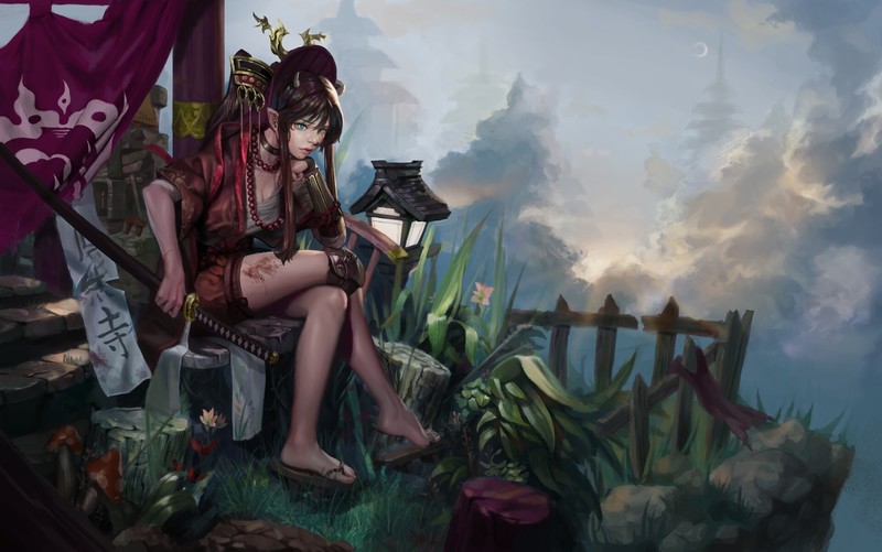 绝美亚裔幻想少女壁纸合集