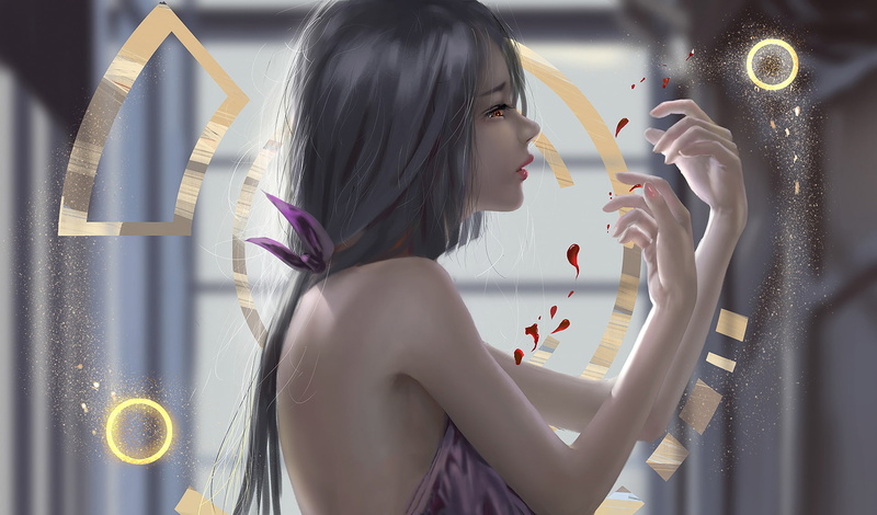 五等分的新娘中野三玖绝美壁纸！黄昏光影氛围感拉满