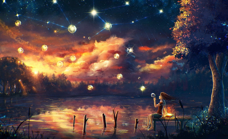 720P幻想少女插画 画师Sylar高清壁纸
