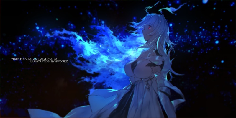 Pixiv Fantasia 银发二次元少女幻想风壁纸合集