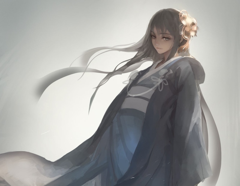 谁能拒绝720P的和风二次元美女壁纸？