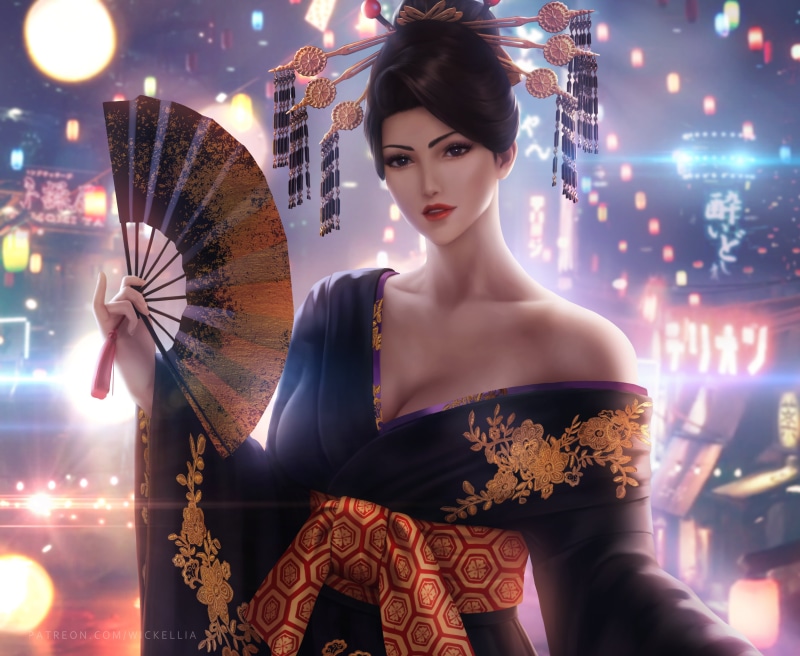 棕发女神降临！最终幻想5K数字壁纸