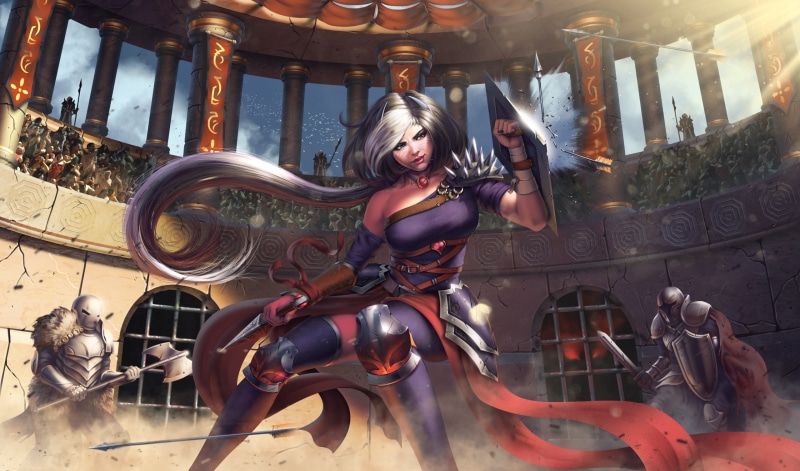 绝美女战士壁纸合集