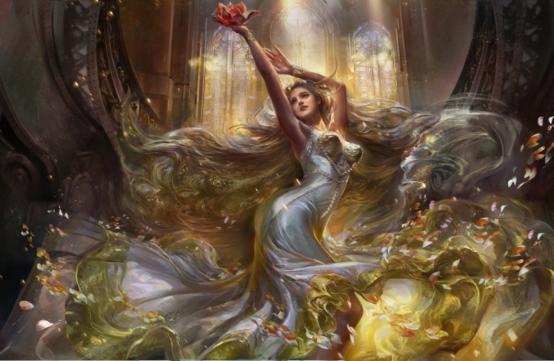 绝美幻想机车少女壁纸