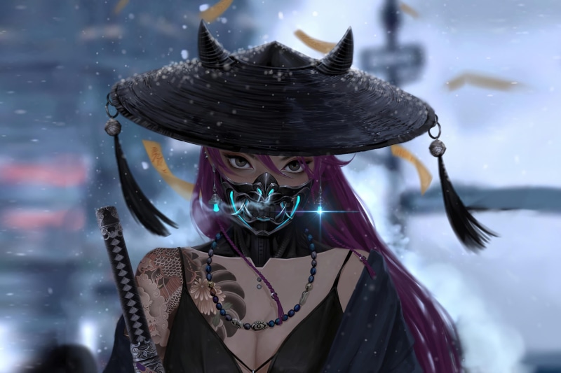 绝美幻想武士少女壁纸合集