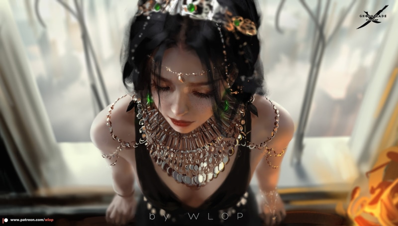 英雄联盟伊芙琳同人插画壁纸
