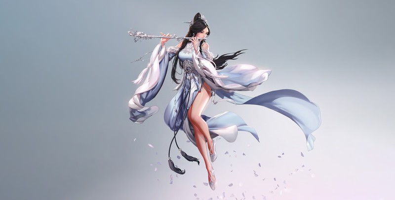 奇幻少女与乐器的治愈壁纸合集