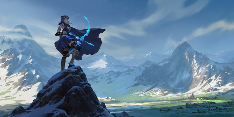 LOL射手英雄壁纸合集 高清魔法风游戏原画