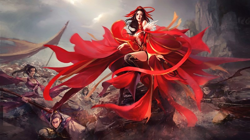 绝美的二次元武侠幻想壁纸合集