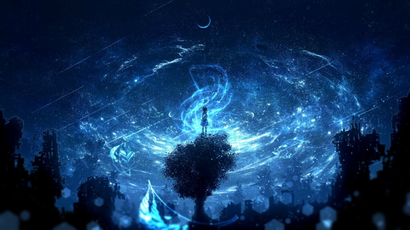 绝美动漫风幻想夜景壁纸合集