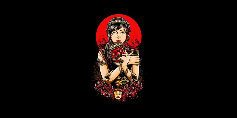 氛围感拉满的暗黑奇幻少女壁纸合集